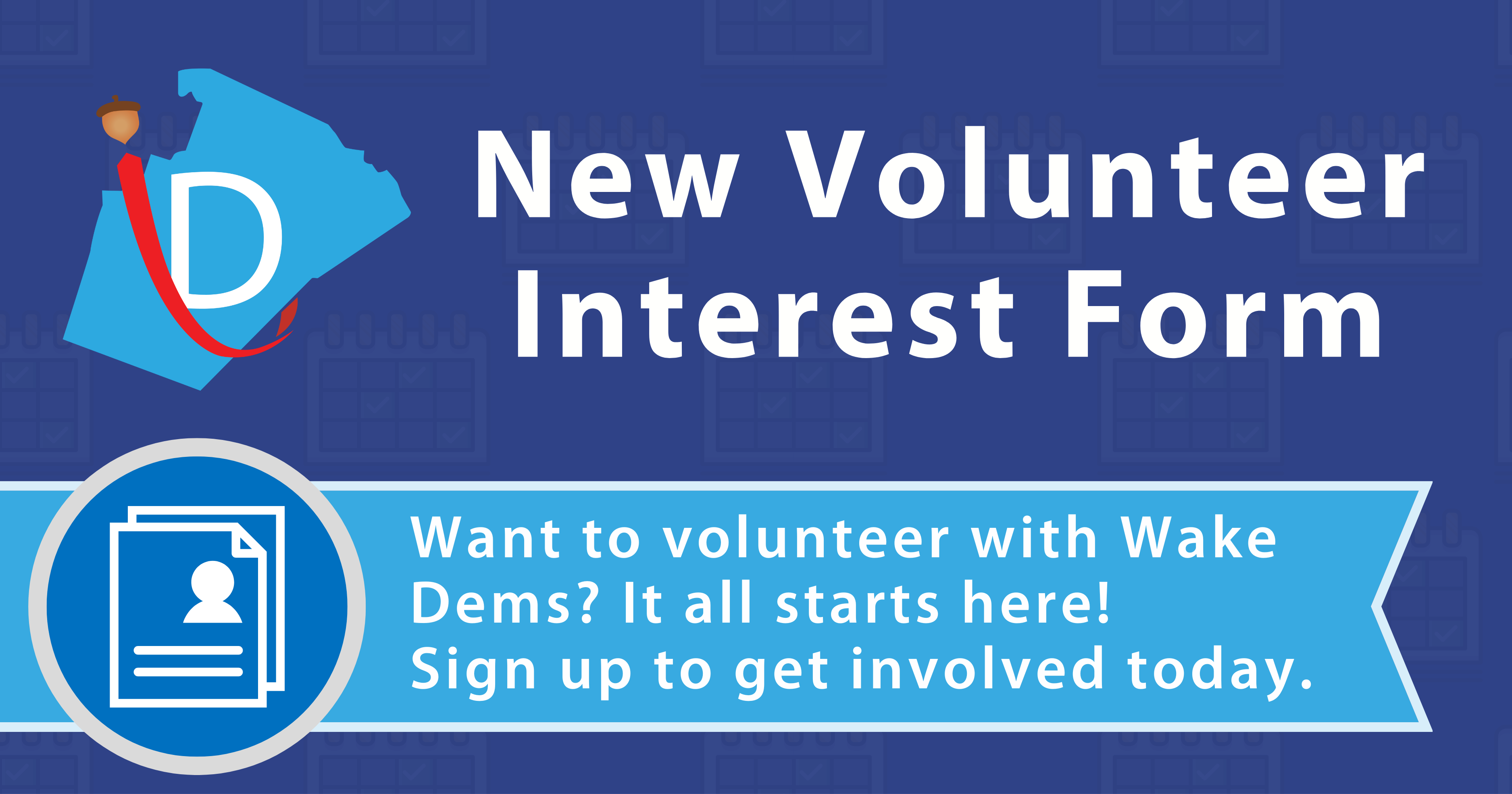 Sign Up To Volunteer With The Wake County Democratic Party · North ...